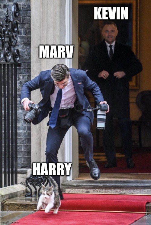 MARV; KEVIN; HARRY | made w/ Imgflip meme maker