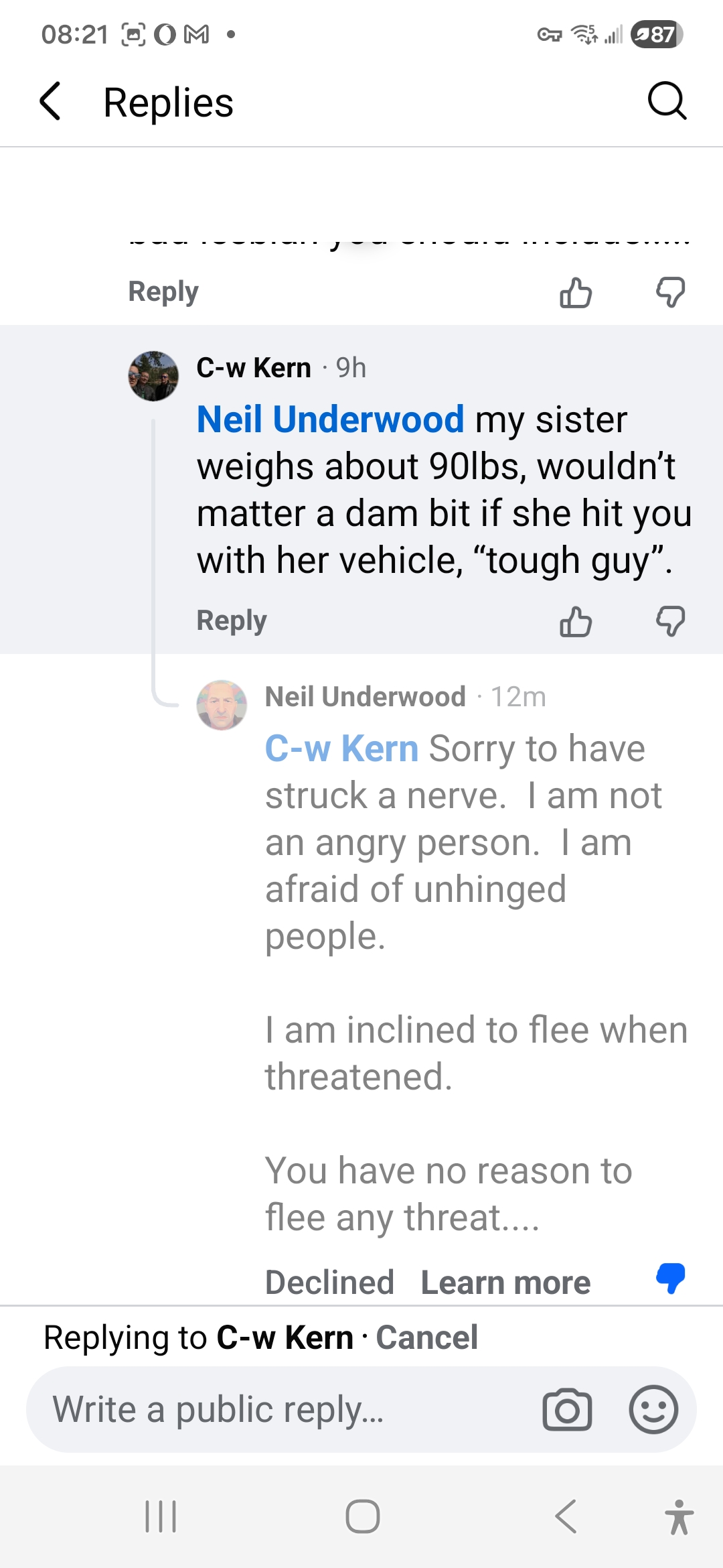 Declined Pacifism Blank Meme Template