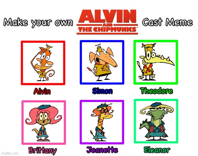 Alvin and the Chipmunks (Camp Lazlo Edition) | image tagged in alvin and the chipmunks,camp lazlo | made w/ Imgflip meme maker