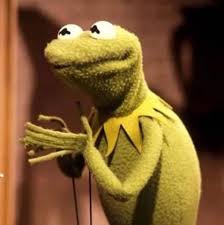 Kermit's Fingers Blank Meme Template