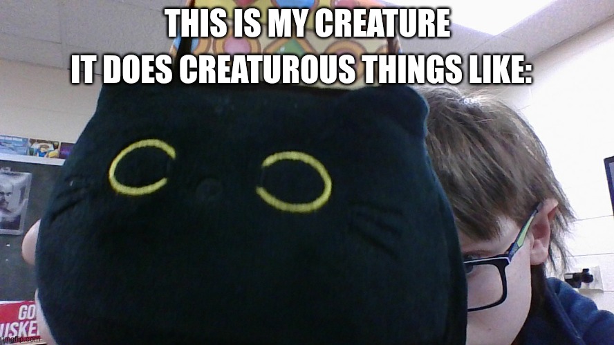 my pet creature Blank Meme Template