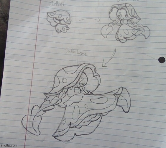 Yall make head cannons for my Pokemon oc. (water-type, jellyfish pokemon) | made w/ Imgflip meme maker