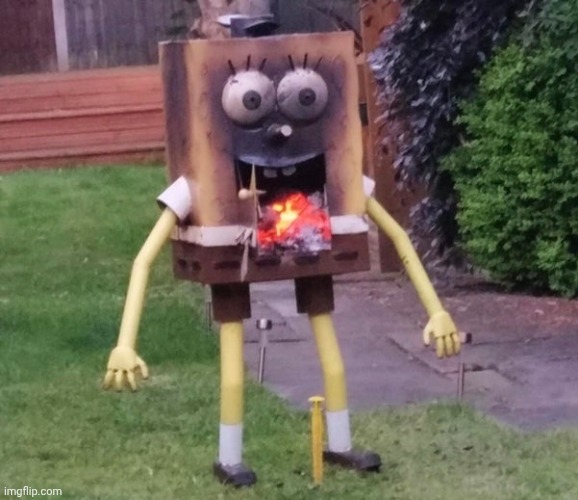 spongebob furnace | image tagged in spongebob furnace | made w/ Imgflip meme maker