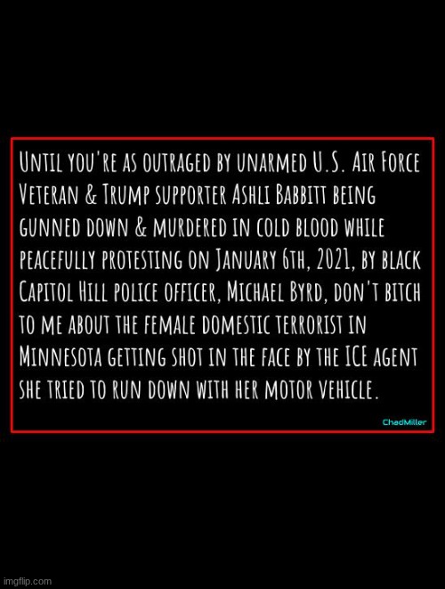 'NUFF SAID | image tagged in renee good,ice,professional agitator,politics,political,fafo | made w/ Imgflip meme maker