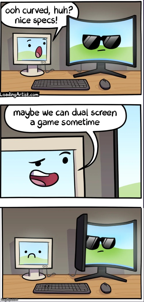 image tagged in comics,loading,pc,screen,computers | made w/ Imgflip meme maker