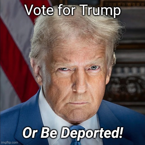 Welcome Home | Vote for Trump; Or Be Deported! | image tagged in life in hell | made w/ Imgflip meme maker