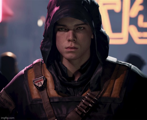 Hooded Cal Kestis | image tagged in hooded cal kestis | made w/ Imgflip meme maker