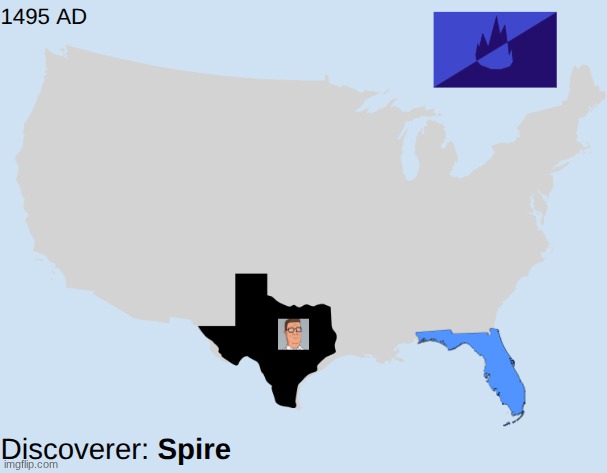 photoshop is fucking stupid so i just lazily pasted hank hill on texas. top comment decides the next event. | made w/ Imgflip meme maker