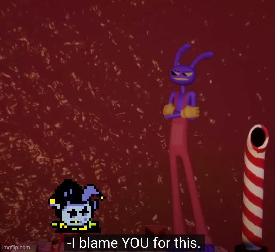 Just because you can do anything doesn't mean you should | image tagged in jevil,tadc | made w/ Imgflip meme maker