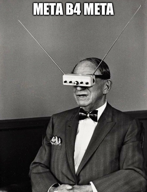 Zuckerberg Senior | META B4 META | image tagged in meta,facebook,mark zuckerberg | made w/ Imgflip meme maker