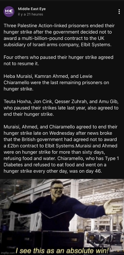 Courageous work done by wonderful humans. I pray for their swift recovery. | image tagged in i see this as an absolute win,palestine,middle east | made w/ Imgflip meme maker