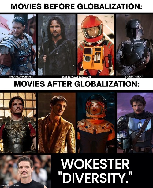 Wokester Diversity | WOKESTER "DIVERSITY." | image tagged in black background,pedobear,pedro | made w/ Imgflip meme maker