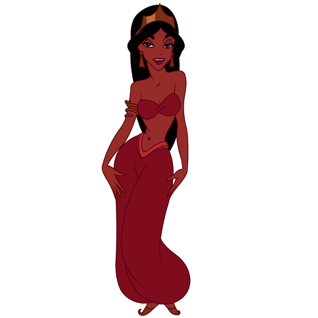 Slave Jasmine (Red Attire Outfit) Blank Meme Template