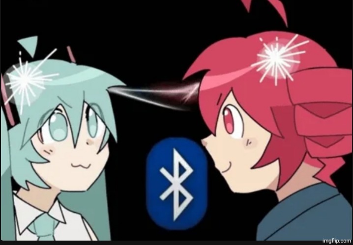 image tagged in bluetooth | made w/ Imgflip meme maker