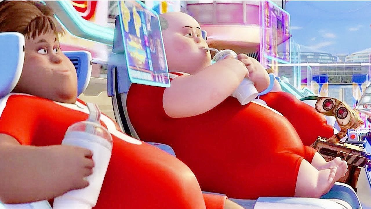 Wall-E Human slugs Blank Meme Template