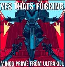 Yes that's minos prime Blank Meme Template