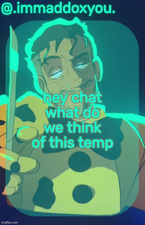 mr afton | hey chat what do we think of this temp | image tagged in mr afton | made w/ Imgflip meme maker