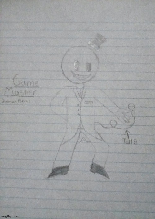 A drawing I did of one of my ocs :3 | made w/ Imgflip meme maker