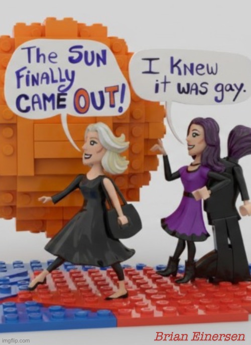 HazY DaY SungaY | Brian Einersen | image tagged in fashion kartoon,sungay,gay,ai art,lego art,brian einersen | made w/ Imgflip meme maker