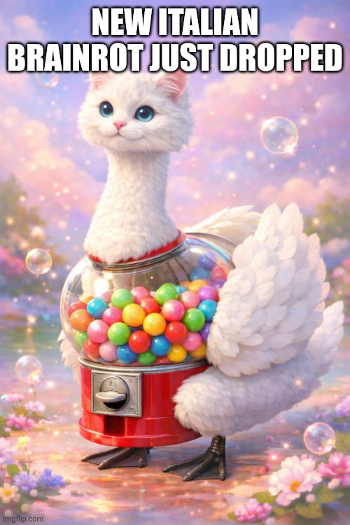 its called macchina del cigno gattino, do you guys like it? | NEW ITALIAN BRAINROT JUST DROPPED | image tagged in macchina del cigno gattino | made w/ Imgflip meme maker