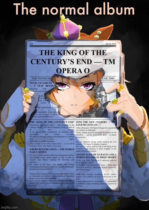 T.M opera O | The normal album | image tagged in t m opera o | made w/ Imgflip meme maker