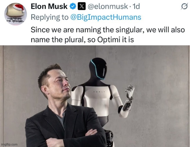 Tesla Optimus humanoid robot in action