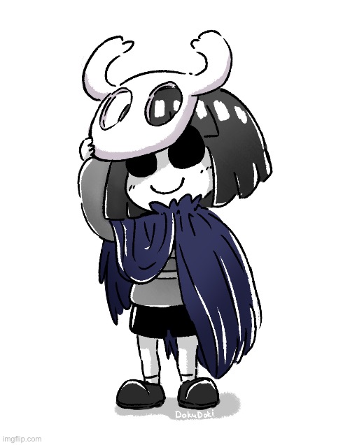 Absolute Peak that DokuDoki made a while back, I happened to have it saved on my camera roll | image tagged in core frisk,dokudoki,tumblr,art,hollow knight,oh it's beautiful | made w/ Imgflip meme maker