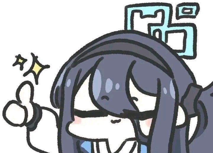 Arisu Thumbs up (Blue Archive) Blank Meme Template
