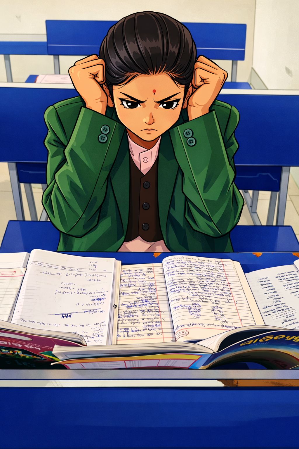 Me Before Giving Exam Blank Meme Template