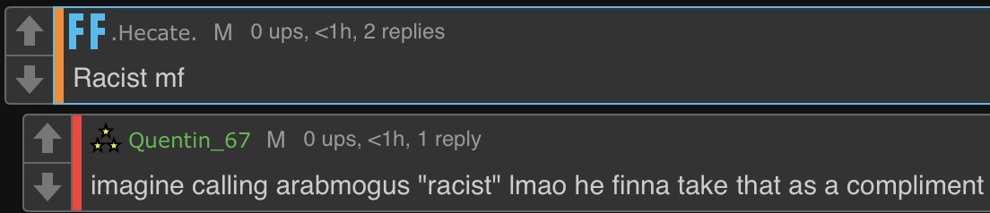 Imagine calling ArabMogus “racist” LMAO Blank Meme Template