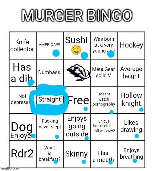I am so straight. | image tagged in murger bingo update | made w/ Imgflip meme maker