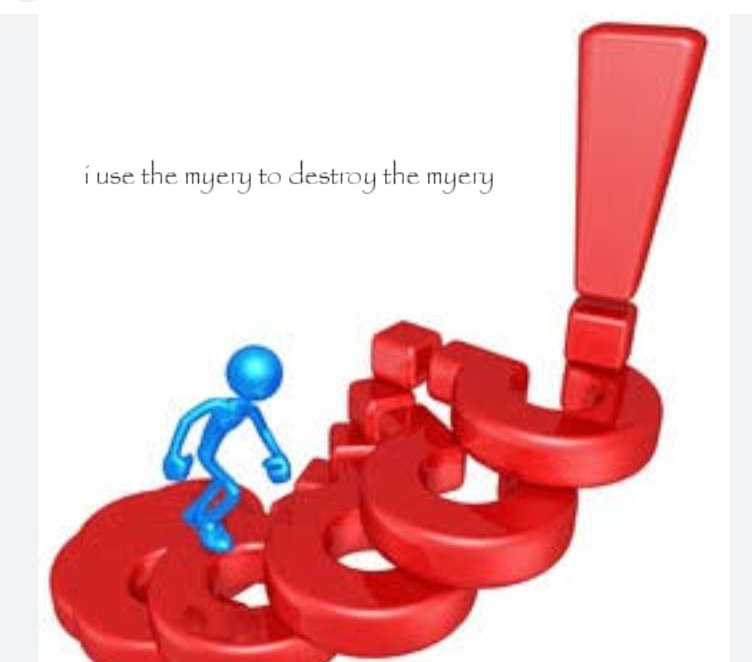 I use the myery to destroy the myery Blank Meme Template