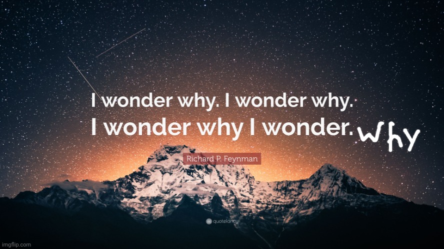 i wonder i wonder why | image tagged in i wonder i wonder why | made w/ Imgflip meme maker