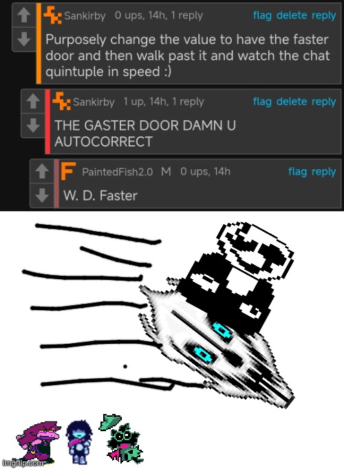 W.D.faster | image tagged in blank white template | made w/ Imgflip meme maker
