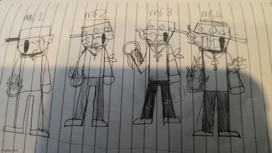 Theo Milestone skin concepts if bossfights was an asym survival game | made w/ Imgflip meme maker