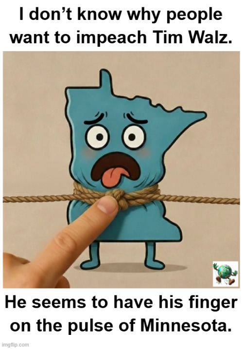 Would you support articles of impeachment against Minnesota Governor Tim Walz? | image tagged in maga,conservative,minnesota | made w/ Imgflip meme maker