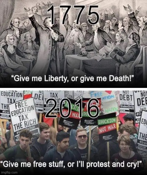 Give me liberty or give me death | image tagged in repost | made w/ Imgflip meme maker