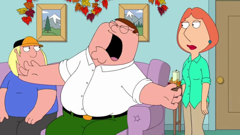 Screaming Peter Griffin Blank Meme Template