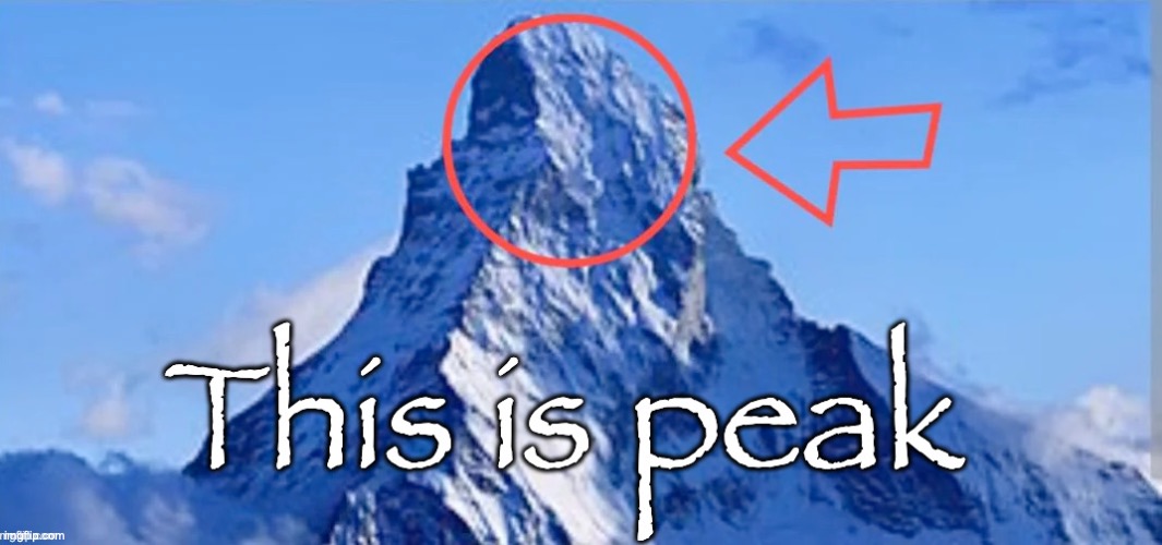 image tagged in this is peak | made w/ Imgflip meme maker