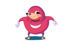 Ugandan Knuckles Blank Meme Template