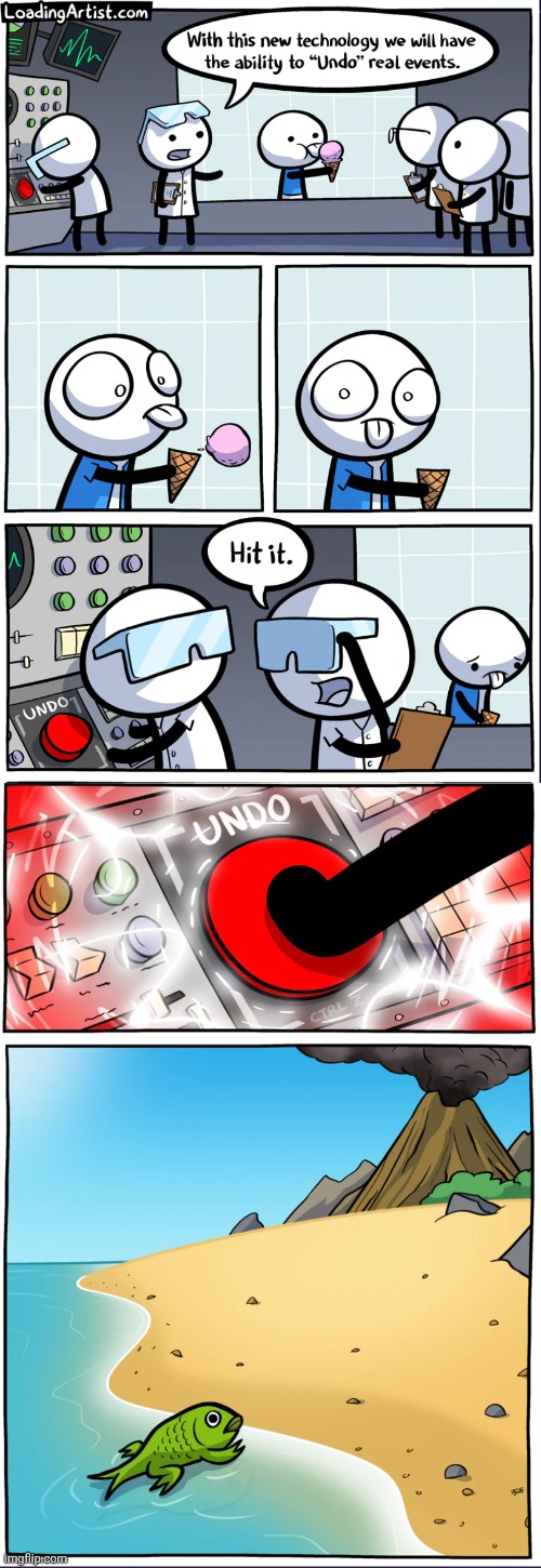 image tagged in comics,loadingartist,ice cream,technology,undo,evolution | made w/ Imgflip meme maker