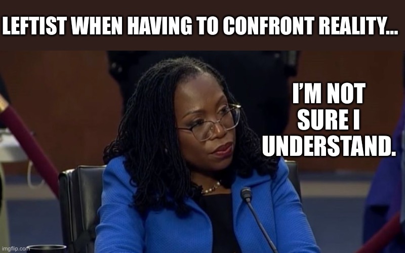 Krackpot judge kayanje template | LEFTIST WHEN HAVING TO CONFRONT REALITY…; I’M NOT SURE I UNDERSTAND. | image tagged in krackpot judge kayanje template,leftist | made w/ Imgflip meme maker