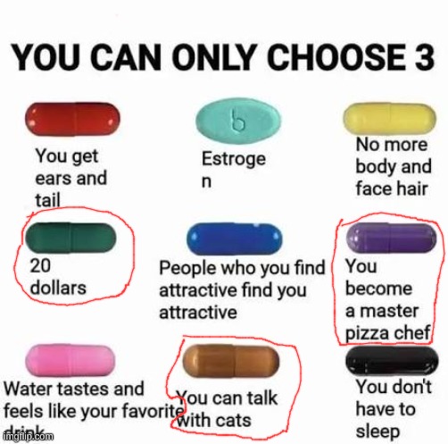 you can only choose 3 | image tagged in you can only choose 3 | made w/ Imgflip meme maker