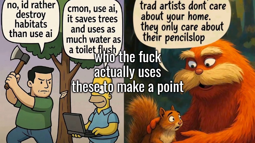 who the fuck actually uses these to make a point | made w/ Imgflip meme maker