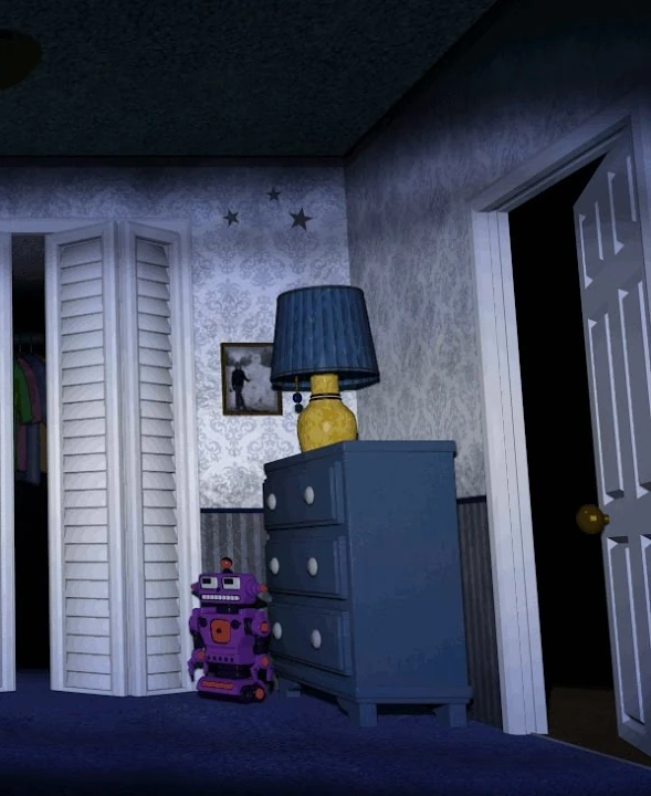 Fnaf 4 bedroom office Blank Meme Template