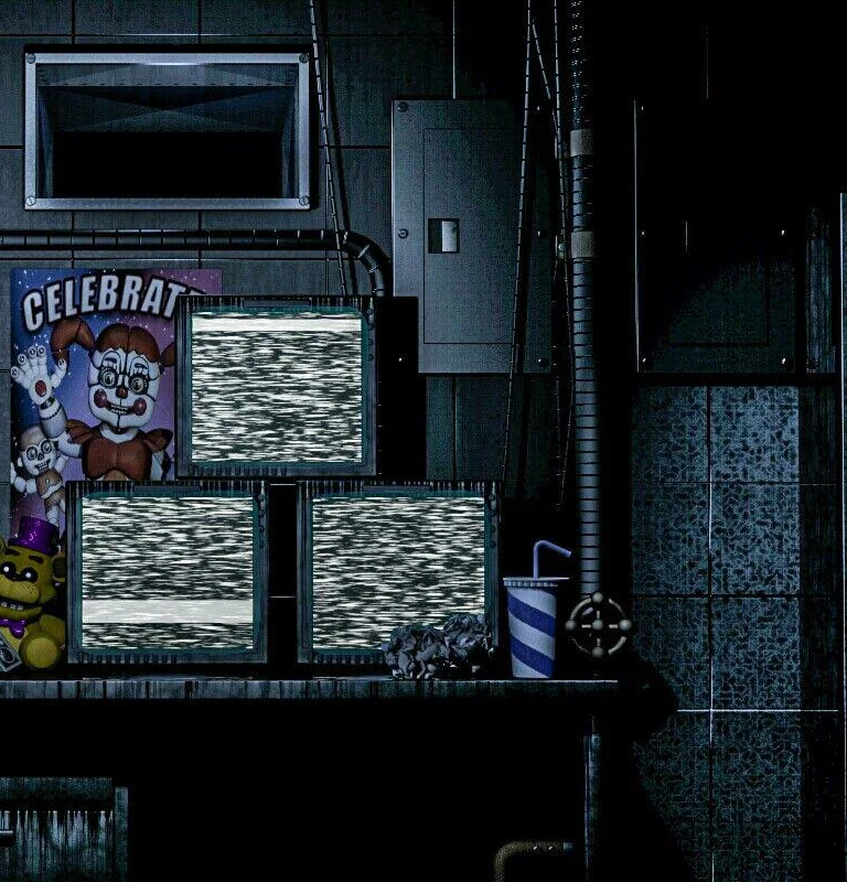 Fnaf SL office Blank Meme Template