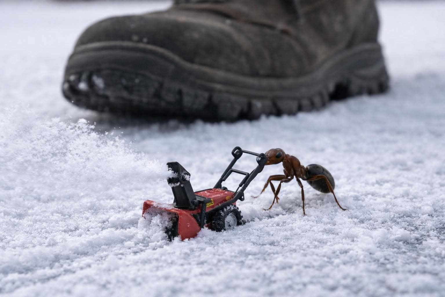 And shovels snow Blank Meme Template