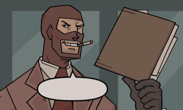 TF2 Spy textbox Blank Meme Template