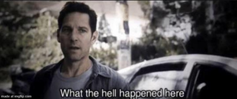 What the hell happened here | image tagged in what the hell happened here | made w/ Imgflip meme maker