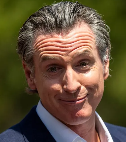Gavin Newsom Blank Meme Template